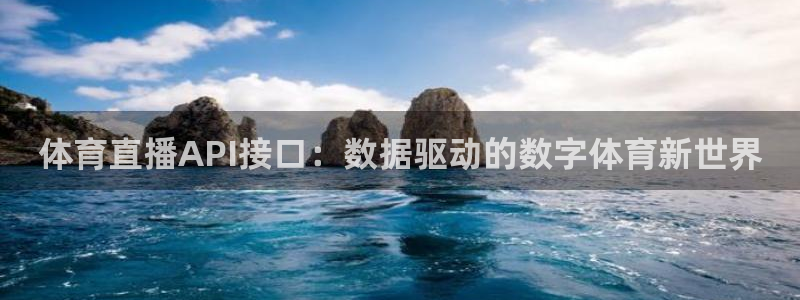 体育直播API接口：数据驱动的数字体育新世界